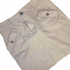 Banana Republic Heritage Tan Cotton Mini Skirt Size 0